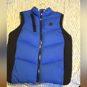 Moncler Black & Blue Down Jacot Vest